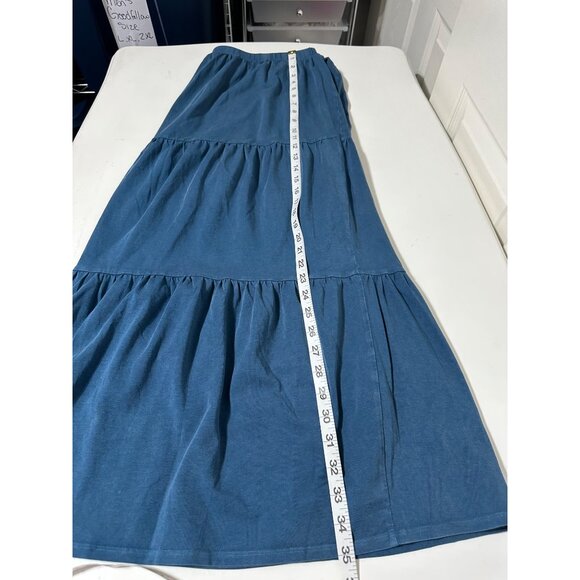 Indigo Thread CO. Women's Tiered Maxi Skirt size 1X NWOT - Picture 4 of 6